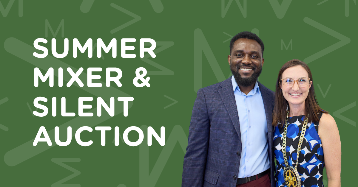 Summer mixer & silent auction graphic